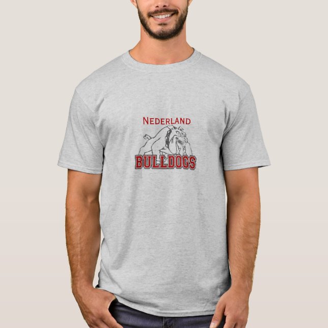 T-shirt Tee - shirt Nederland de bouledogues (Devant)