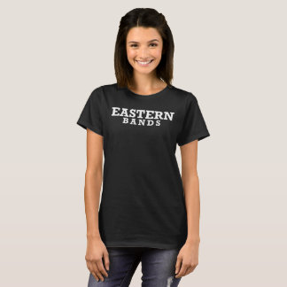 T-shirt Tee-shirt noir à bandes orientales pour femmes ave