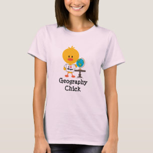 T-shirt Tee - shirt organique de poussin de géographie
