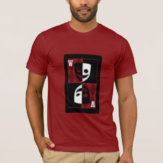 T-shirt Tee-shirt personnalisé diamants de poker joker rou