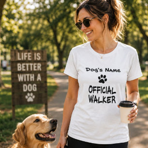 T-shirt Tee-shirt personnalisé pour promeneur de chien off