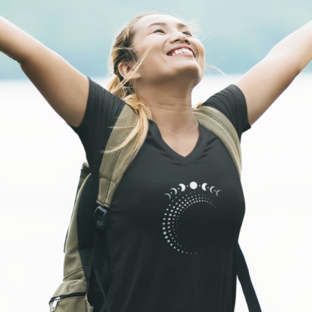 T-shirt Tee - shirt Phases de la lune (Moon Phases Tee Shirt)