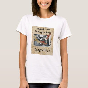 T-shirt Tee - shirt photographier des libellules