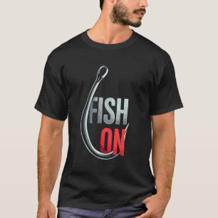 T-shirt Tee-shirt Poisson sur hameçon de pêche Humour de p