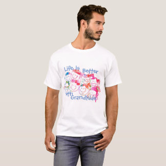 T-shirt Tee - shirt pour des grands-parents (en pastel)