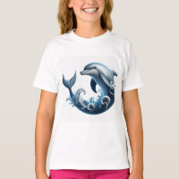 "Tee-shirt pour Dolphin Symphony Ocean"