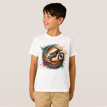 Tee - shirt pour enfants à vélo