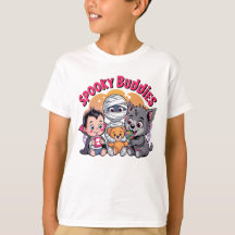 Tee-shirt pour enfants Spooky Buddies Halloween"