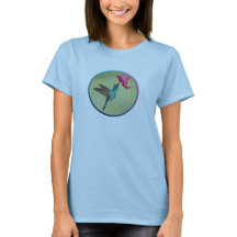 Tee-shirt pour femmes en bleu clair