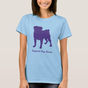 T-shirt Tee - shirt pourpre de Puggy de délivrance de