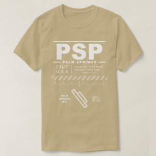 T-shirt Tee - shirt PSP de l'aéroport international de Pal