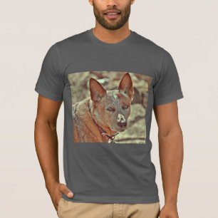 T-shirt Tee - shirt Red Heeler "Boomer" Ultra Coton pour h