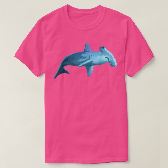 T-shirt tee-shirt requin en marteau Sphyrna (Design devant)