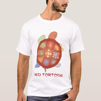 T-shirt Tee - shirt rouge de tortue