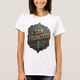 T-shirt Tee-shirt Snappy Gold SAN FRANCISCO