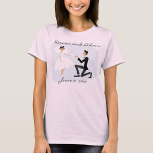 T-shirt Tee - shirt souvenir mariage