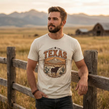 Tee shirt sur l'héritage du désert du Texas