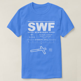 T-shirt Tee - shirt SWF de l'aéroport international Stewar