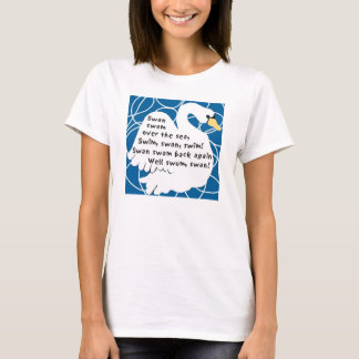 T-shirt Tee - shirt Twister Tongue Swan