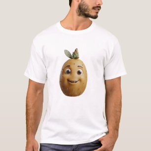 T-shirt Tee-shirt Yellow Prickly Pear Triple Vertex