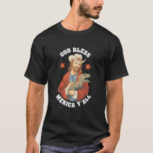 T-shirt TEE - SHIRTS américains : Dieu Béni Merica Y'all J