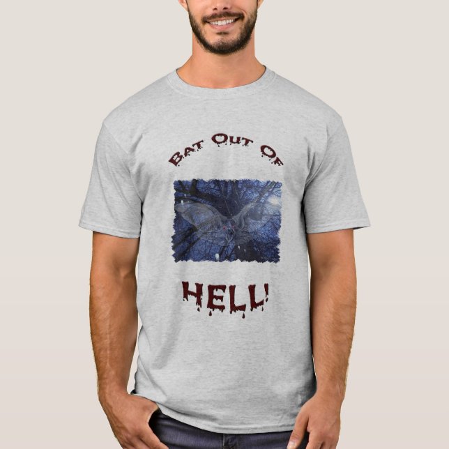 T-shirt tee - shirts "Bat Out Of Hell" (Devant)