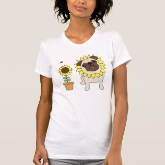 T-shirt Tee - shirts de Carlin de tournesol adorable - Tex