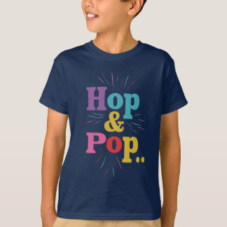 T-shirt tee - shirts de feshion pour enfants "Hop & Pop"