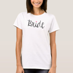 T-shirt Tee - shirts de mariée de script amusant