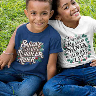 T-shirt Tee - shirts de Noël en famille   Futur Rider Rein