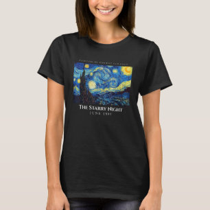 T-shirt Tee - shirts de nuit étoilés, Cool Vincent Van Gog