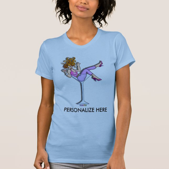 T-shirt Tee - shirts de réservoirs pour dames - Lil Red da (Devant)