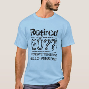 T-shirt tee - shirts de retraite personnalisés pour les h