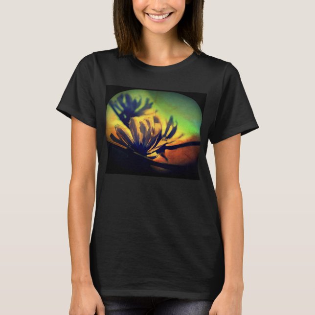 T-shirt Tee - shirts Floral Sunset View (Devant)