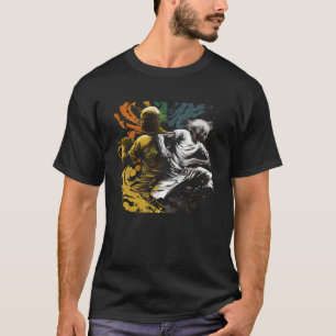 T-shirt Tee - shirts graphiques de Capoeira brésilienne po