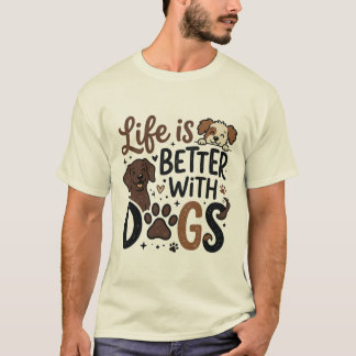 T-SHIRT TEE SHIRTS POUR AMOUREUX DE CHIENS
