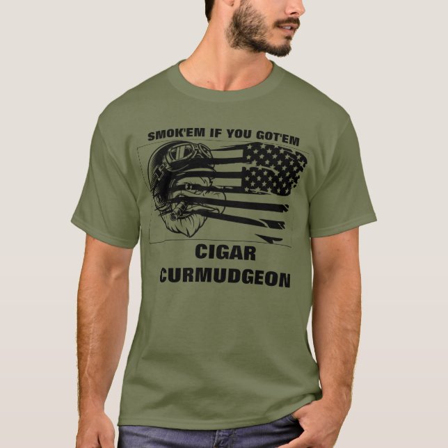 T-shirt Tee - shirts pour le Cigar Aficionado (Devant)