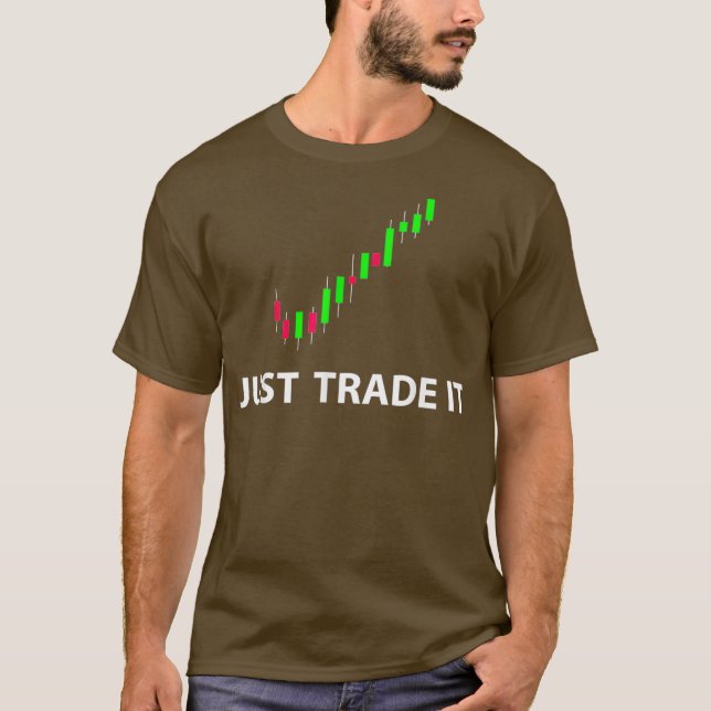 T-shirt Tee - shirts stock FX Trading - JUSTE COMMERCE IT  (Devant)