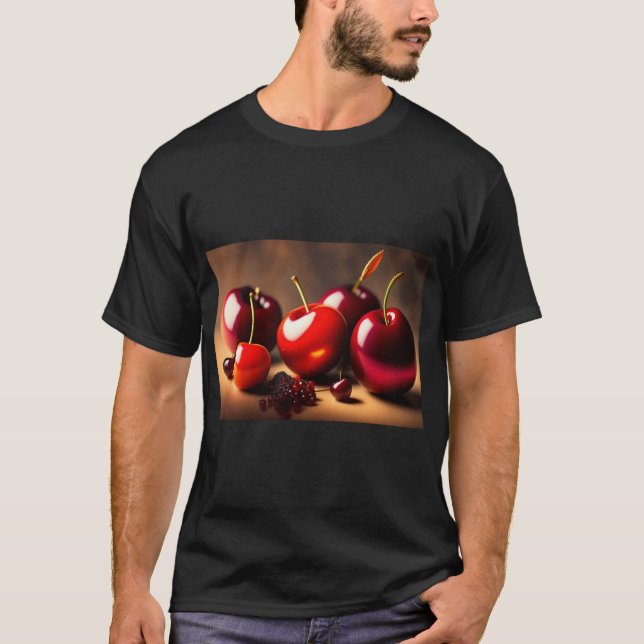 T-shirt Tee style art papier peint gras (Devant)