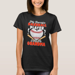 T-shirt Tee Women My Favorite Baseball Player Me Appelle G
