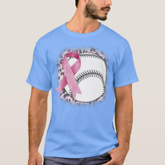 T-shirt Teeball Tacker Cercle Cancer du Sein Ribbon Lutte 