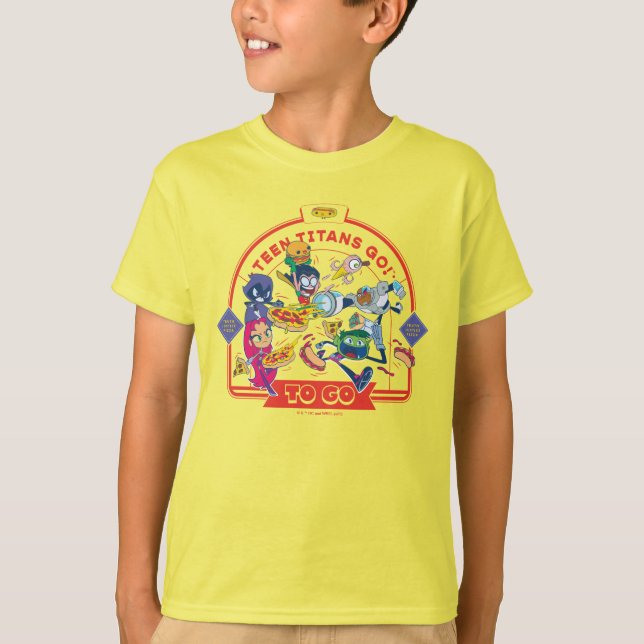 T-shirt Teen Titans Go ! Aller (Devant)