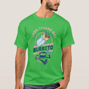 T-shirt Teen Titans Go ! Beast Boy "Truth Justice Burrito"