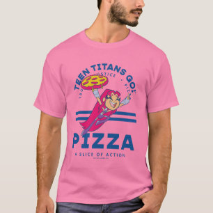T-shirt Teen Titans Go ! Starfire "Truth Justice Pizza"