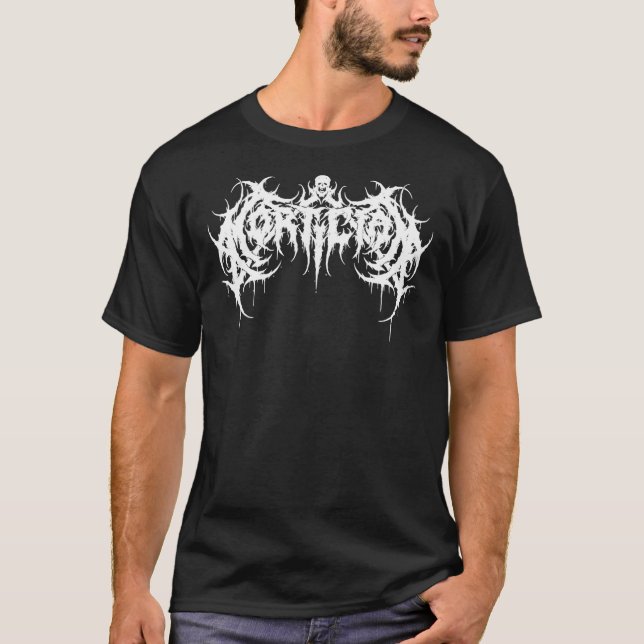 T-shirt Teesshirts du logo du groupe Mortician (Devant)