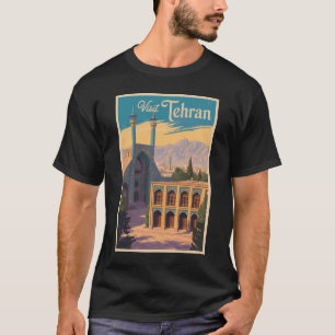 T-shirt Téhéran Iran Golestan Palace Illustration Voyage