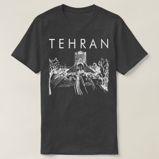 T-shirt Téhéran Voyageant Téhéran Voyage Iran Voyage Téhér (Design devant)