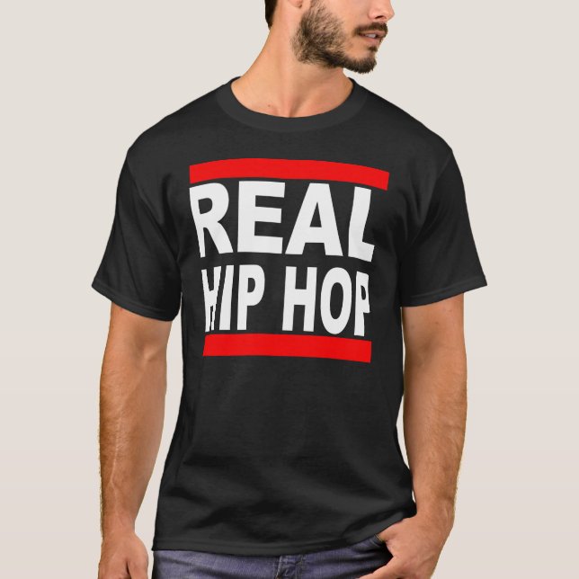 T-shirt Teil noir Hip hop (Devant)