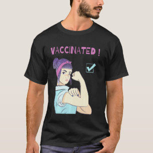 T-shirt Teil Vacciné Croit En Vaccins Immunisation A