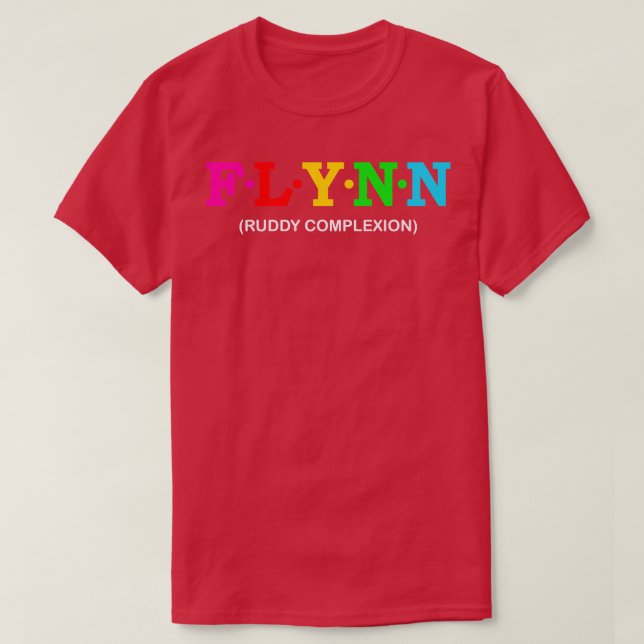 T-shirt Teint rudeux Flynn 1 (Design devant)